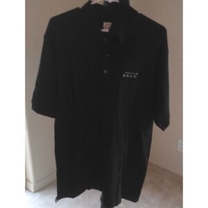 MENS FIVE STAR BLACK POLO SIZE MEDIUM	BN231